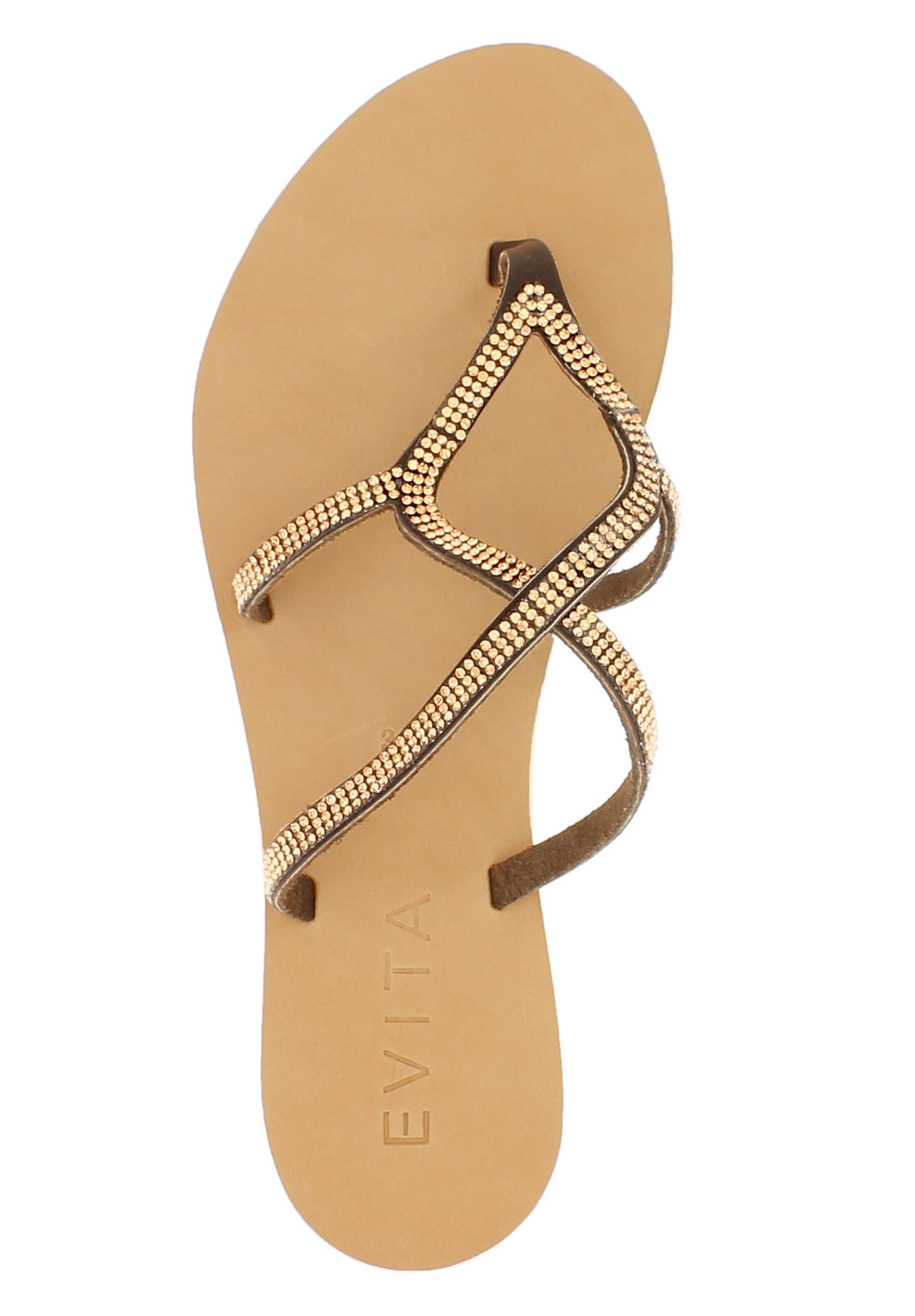 EVITA Sandale in Braun