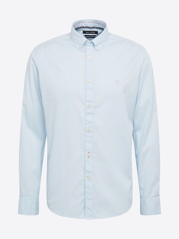 Marc O'Polo Regular Fit Hemd in Blau: Vorderseite