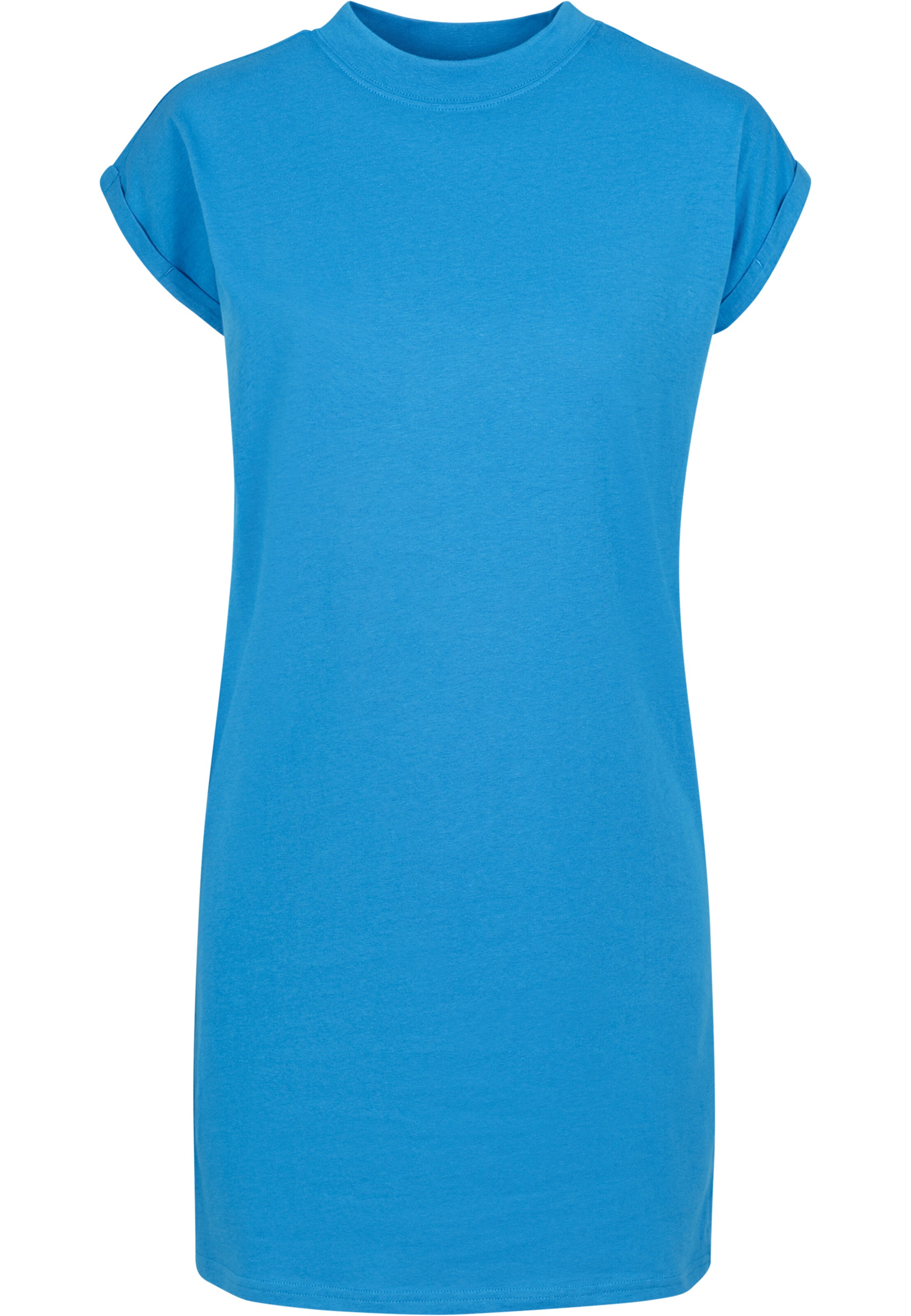 Urban Classics Curvy - Dress 'Turtle' in neonblau