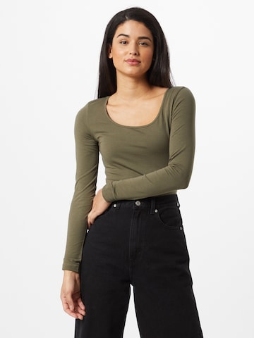 VERO MODA Shirt 'Maxi My' in Green: front