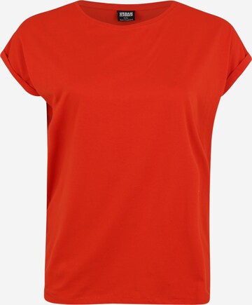 Urban Classics Shirt in Rood: voorkant