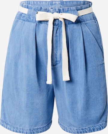 s.Oliver Regular Pleated Jeans in Blue: front