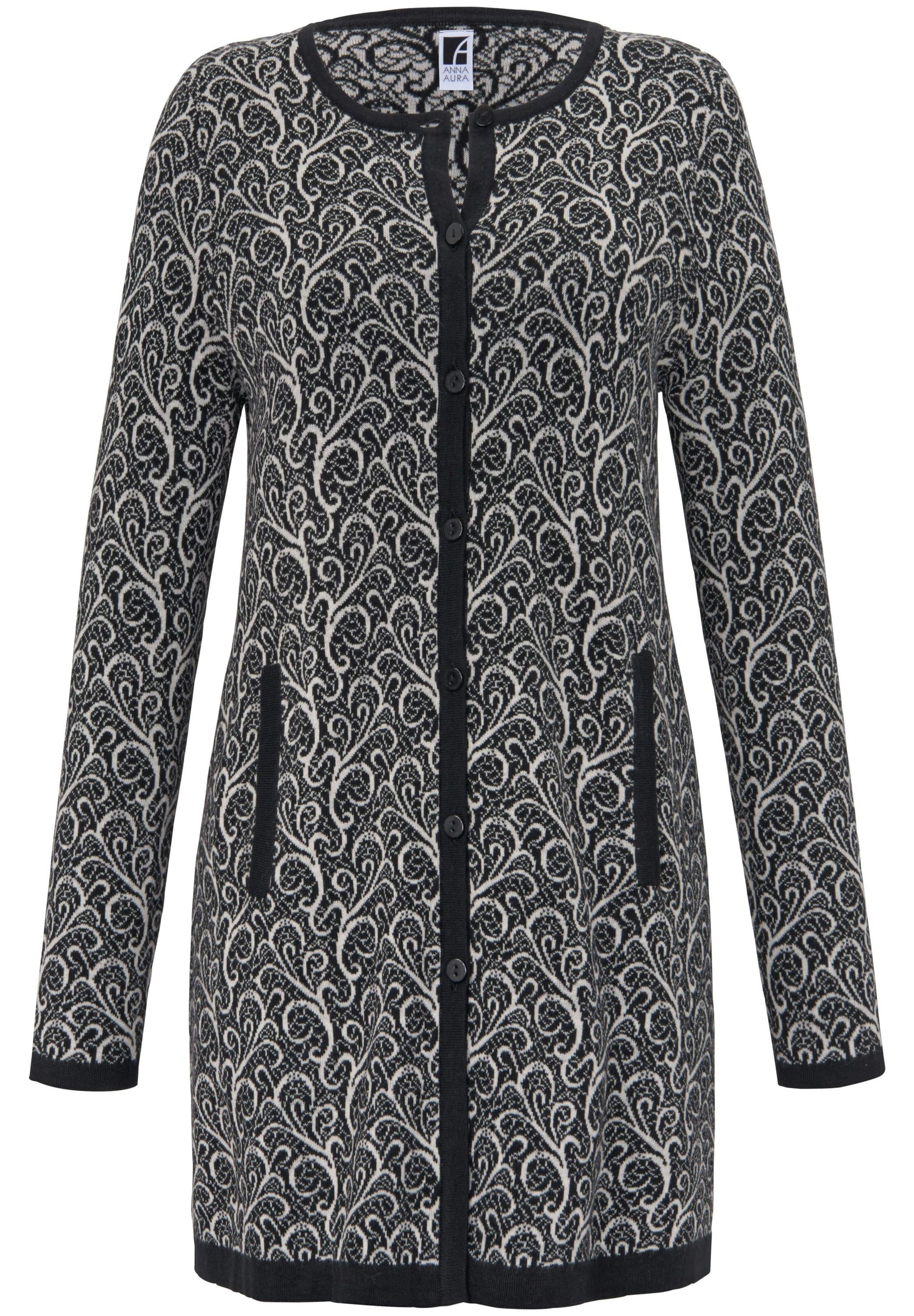 Anna Aura - Gebreid vest in de kleur Ecru