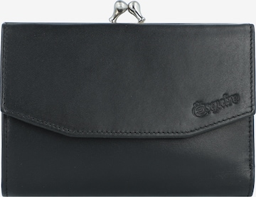 Esquire Wallet in Black: front