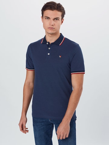 JACK & JONES Regular Fit Poloshirt 'Bluwin' in Blau: predná strana