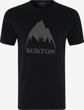 BURTON Shirt 'MB CLSSMTNHGH SS' in Zwart: voorkant