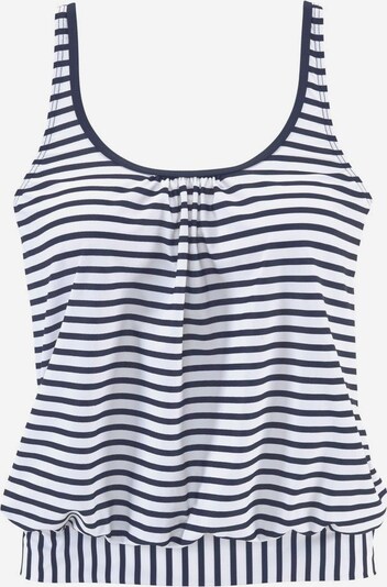 Tankini top 'Summer' VENICE BEACH pe bleumarin / alb, Vizualizare produs