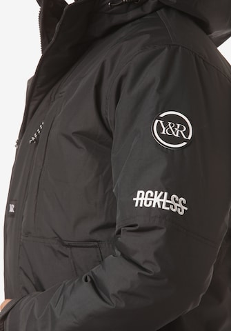 Young & Reckless Jacke 'Lined Parka' in Schwarz