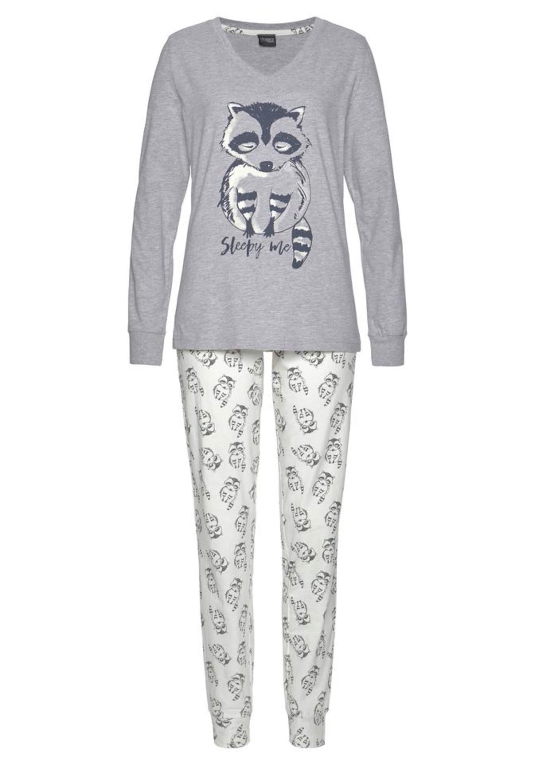 VIVANCE - Pyjama in graumeliert
