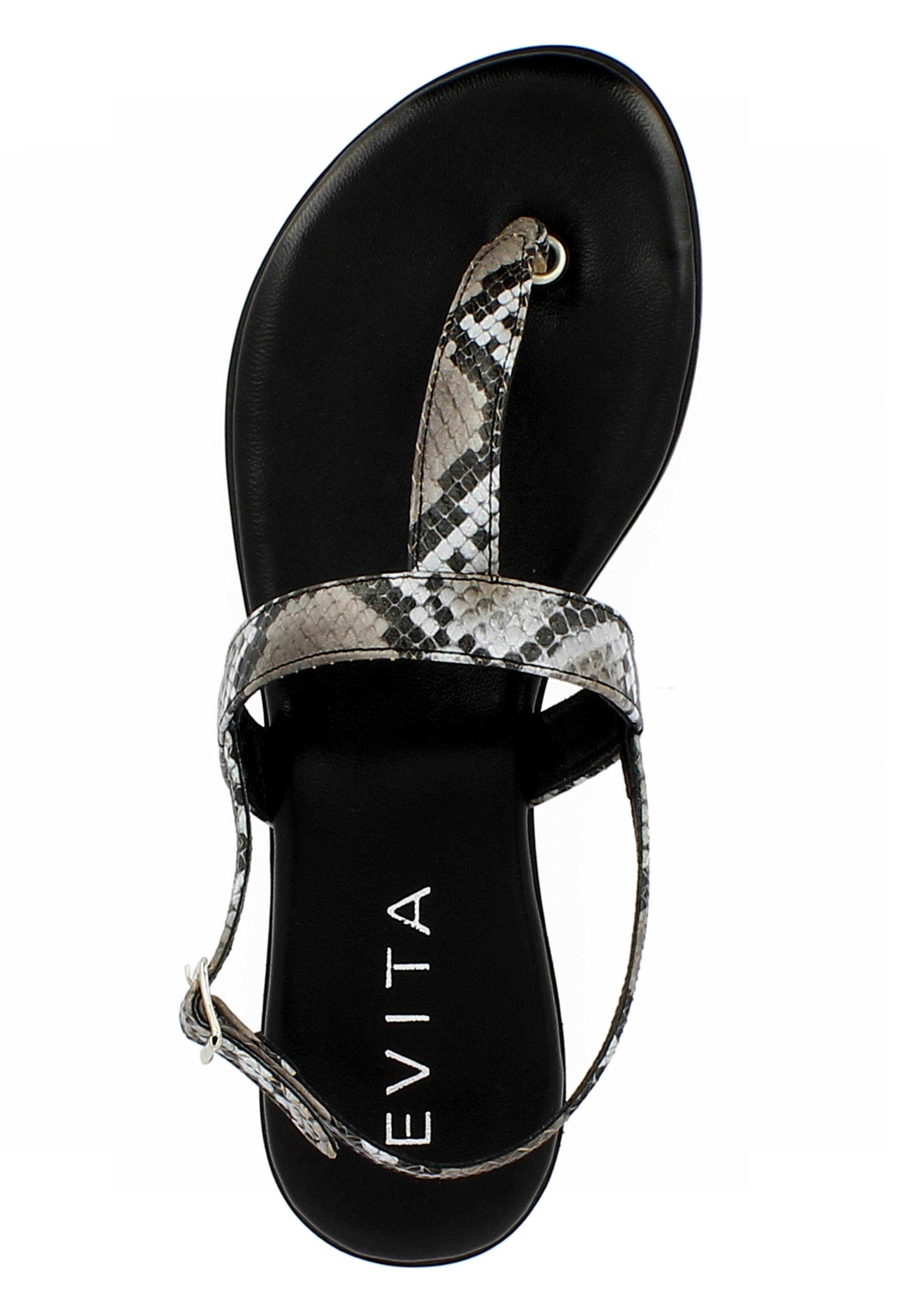 EVITA Sandale 'OLIMPIA' in Grau