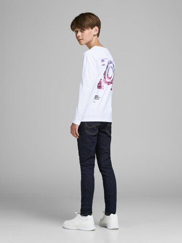 Coupe slim Jean Jack & Jones Junior en bleu