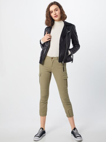 Coupe slim Pantalon cargo 'Missouri' ONLY en vert