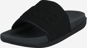 Claquettes / Tongs 'OFFCOURT SLIDE' Nike Sportswear en noir : devant