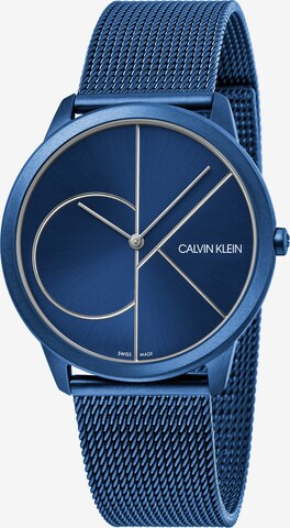 Calvin Klein Analoog horloge in Blauw: voorkant