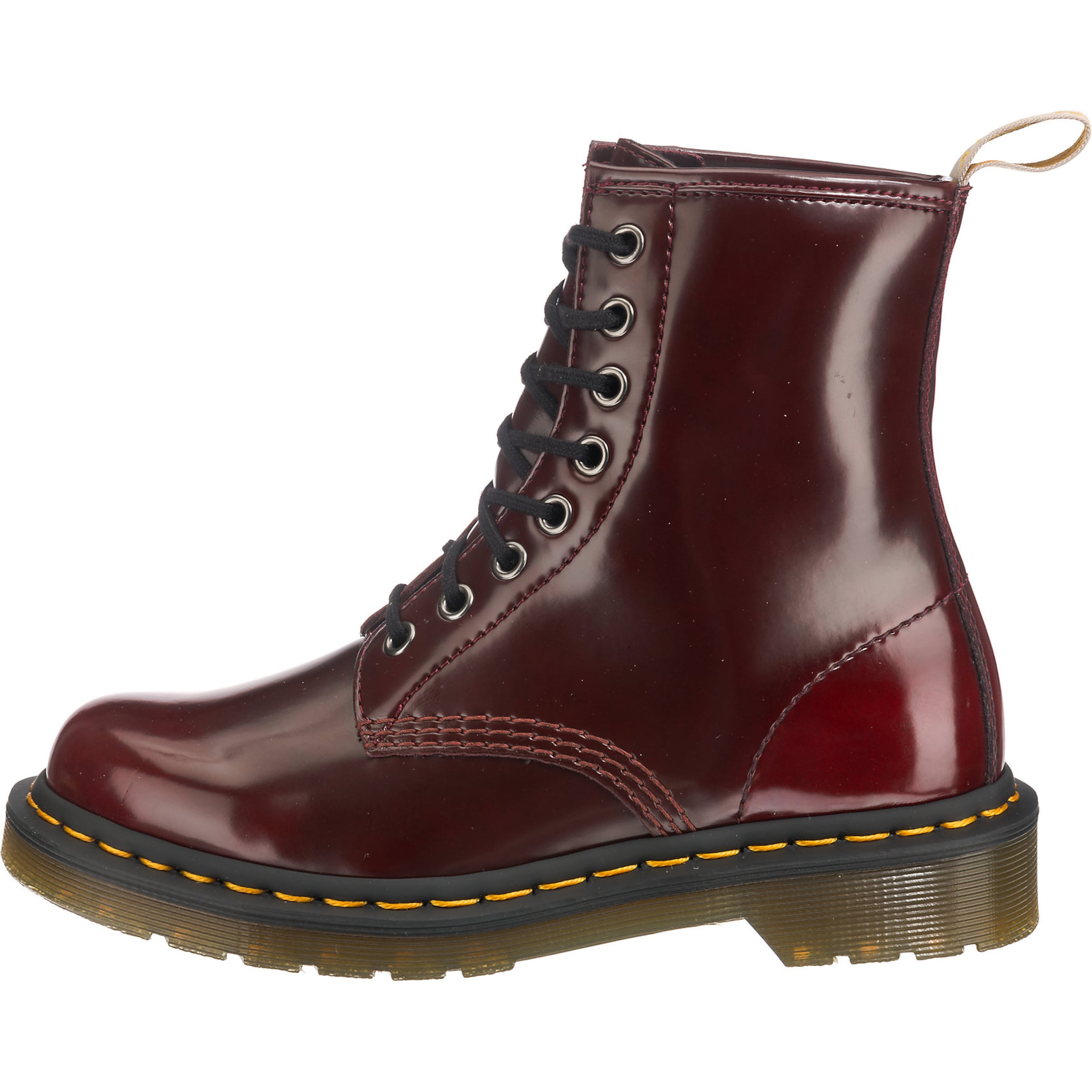 dr martens metallic red