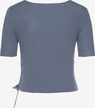 LASCANA Pullover in Blau