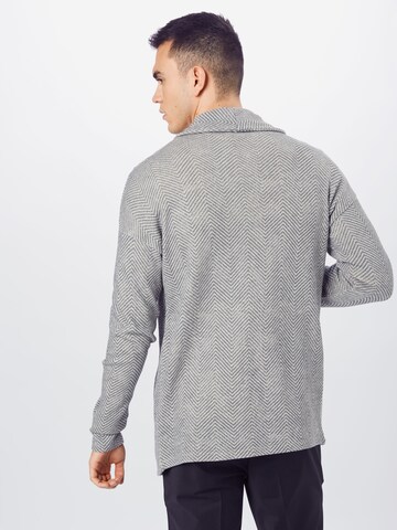 Key Largo Regular fit Zip-Up Hoodie 'MSW ABILITY' in Grey