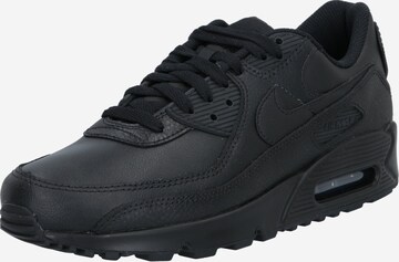 Baskets basses 'Air Max 90 LTR' Nike Sportswear en noir : devant