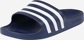 ADIDAS SPORTSWEAR - Sapato de praia/banho 'Adilette Aqua' em azul: frente