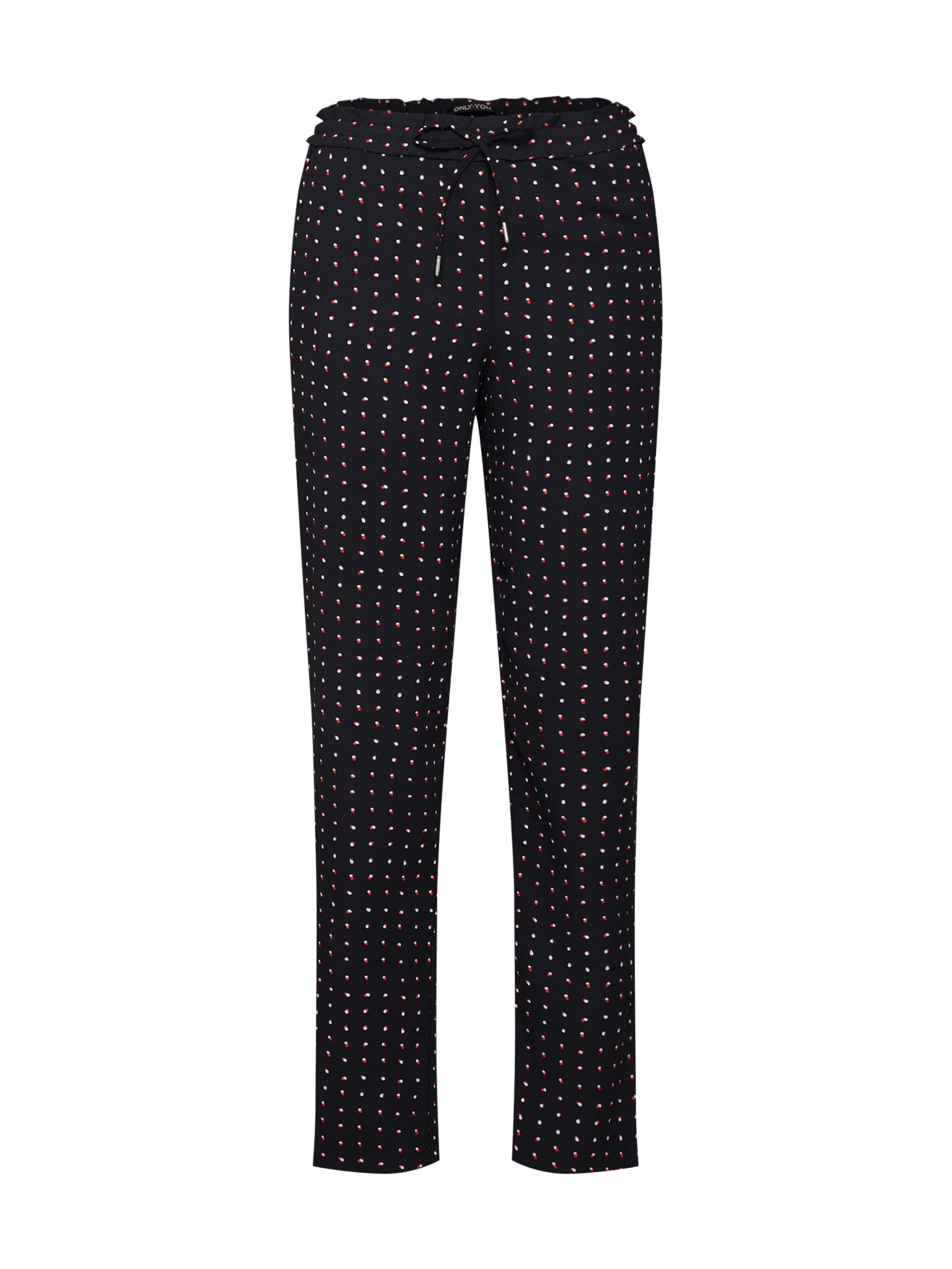 ONLY - Broek 'Michelle' in de kleur Rood