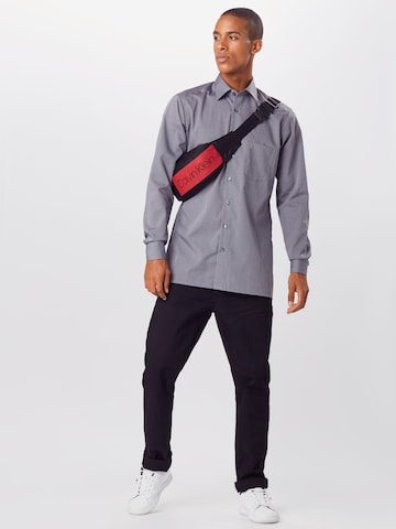 OLYMP Regular fit Button Up Shirt in Grey