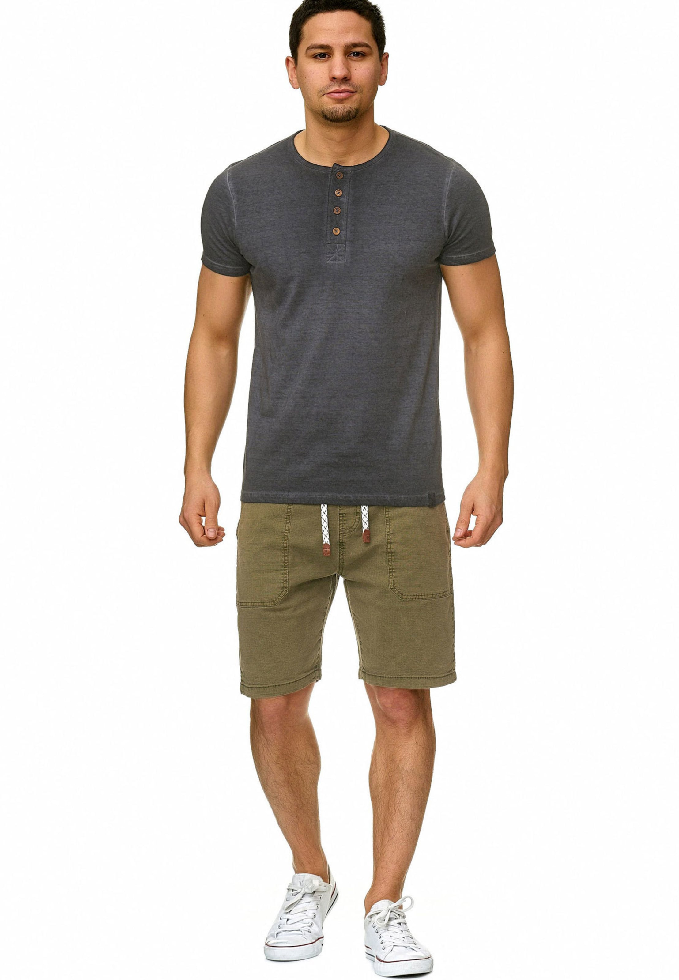 INDICODE JEANS Regular Broek 'Stoufville' in Groen