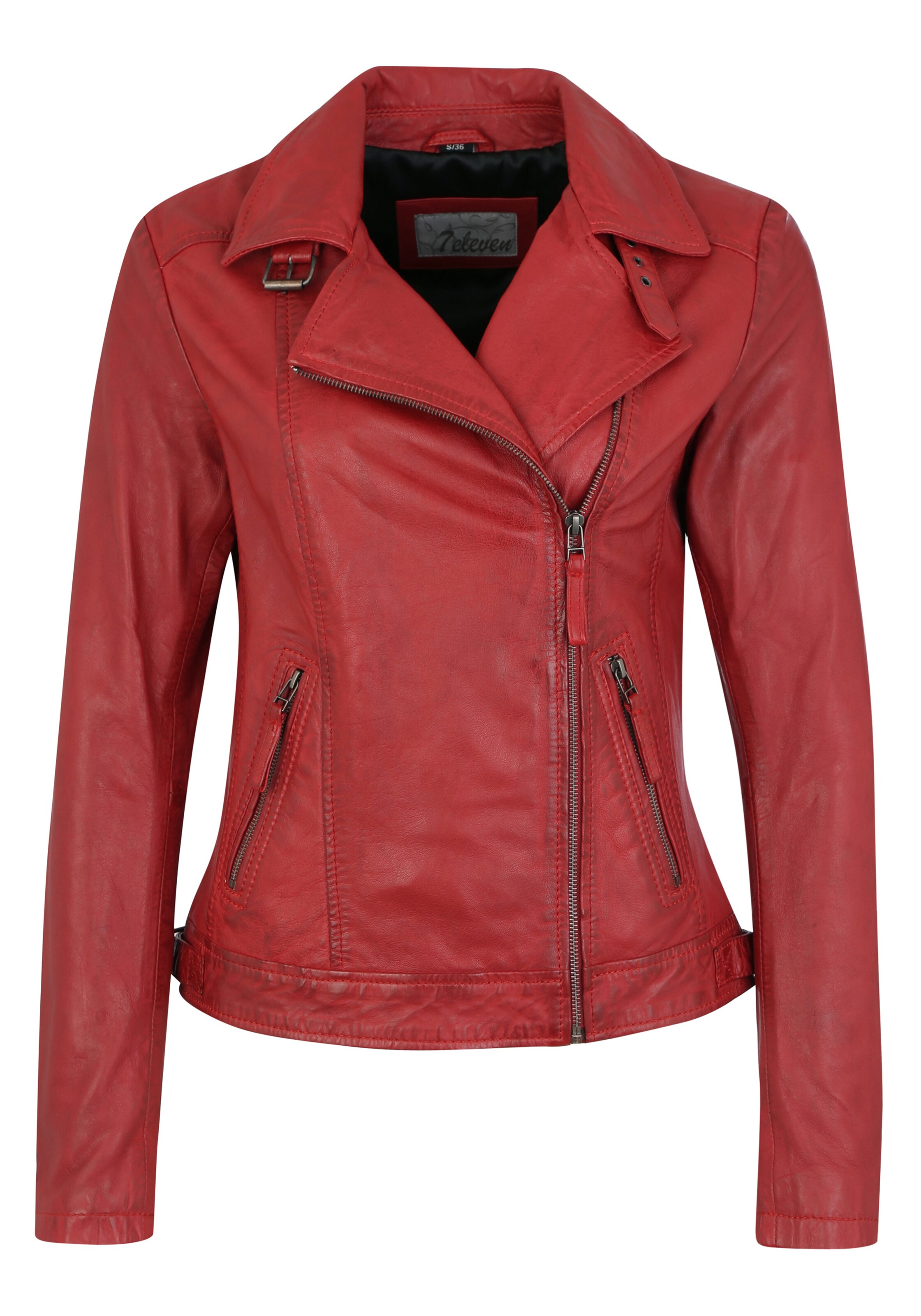 7ELEVEN Between-Season Jacket in Red: front