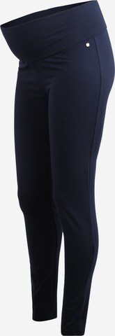 Esprit Maternity Skinny Leggings in Blue: front