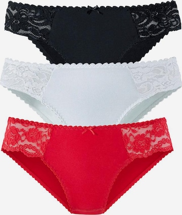 Slip PETITE FLEUR en rouge : devant