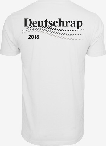Mister Tee Shirt 'Deutschrap' in Weiß