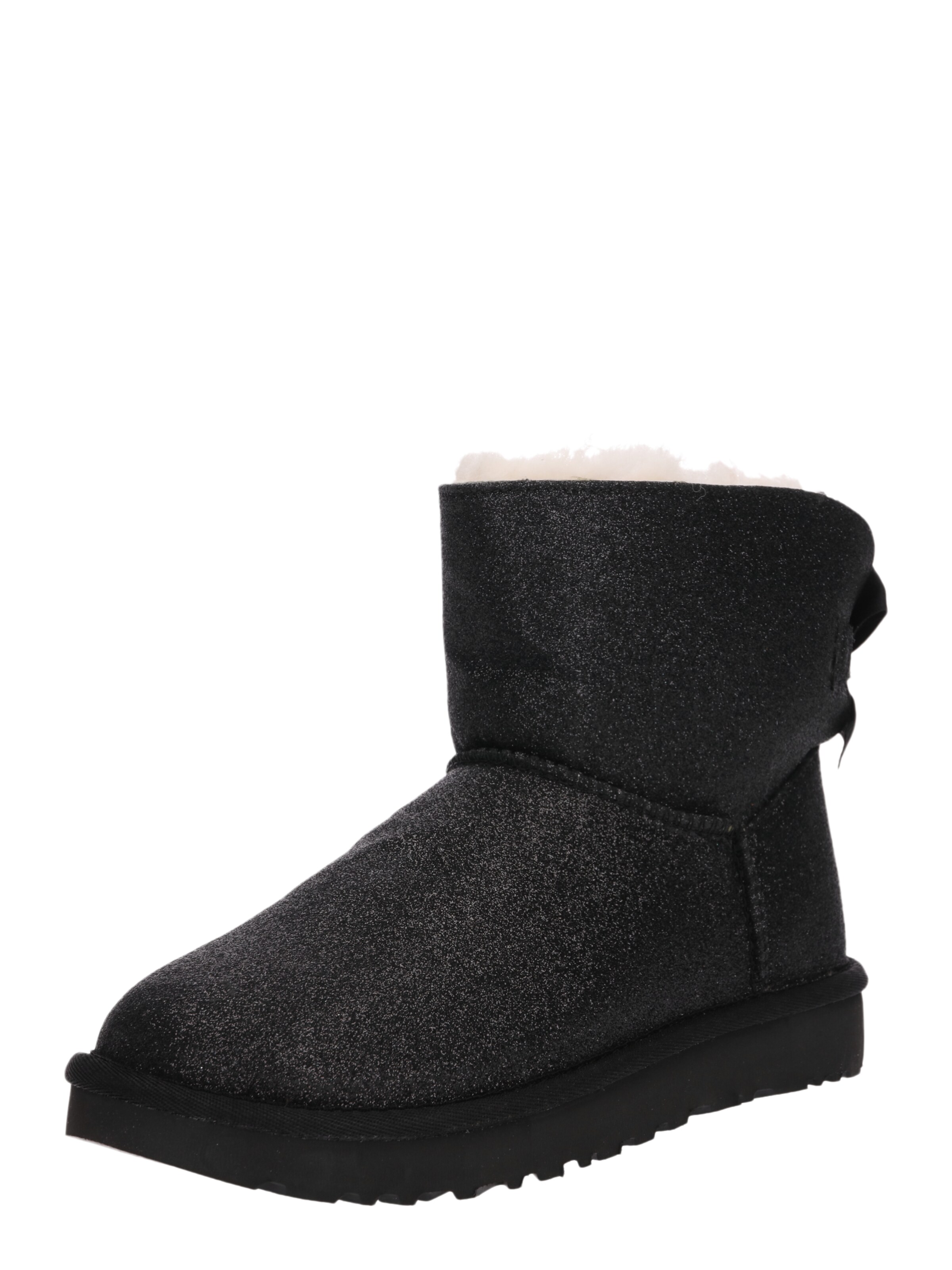 UGG - Snowboots 'Mini Bailey Bow Sparkle' in de kleur Zwart
