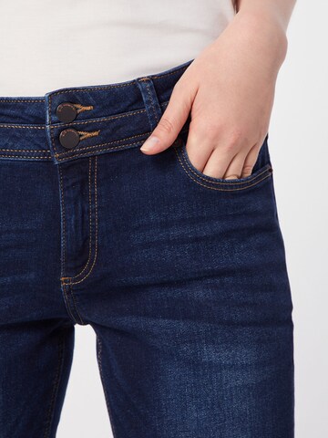 QS Slimfit Jeans 'Bermuda' in Blau