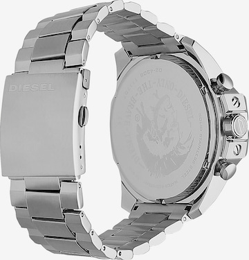 DIESEL Analoog horloge 'Mega Chief' in Zilver