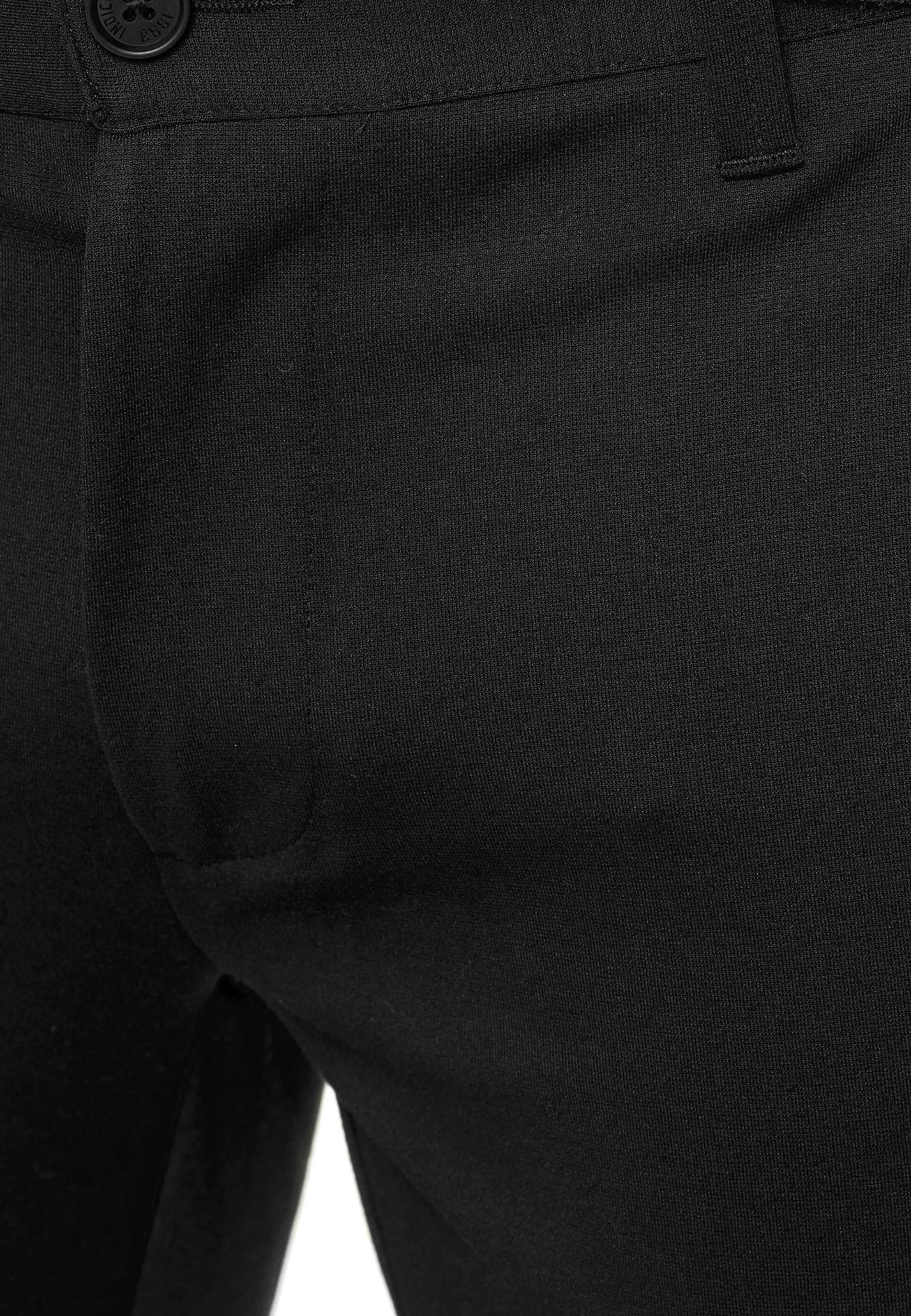 Coupe slim Pantalon 'Rodekro' INDICODE JEANS en noir