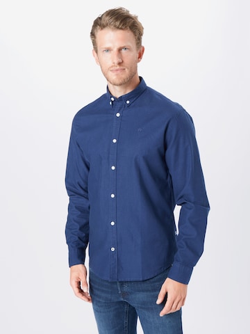 Kronstadt Regular fit Overhemd 'Johan' in Blauw: voorkant