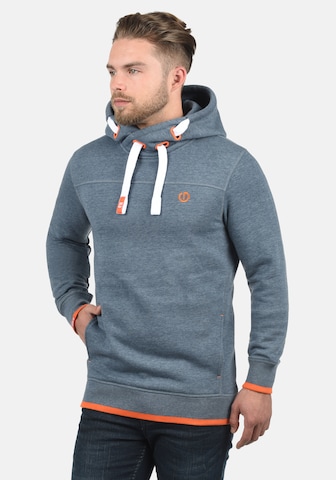 !Solid Sweatshirt 'Benjamin Hood' in Grey: front