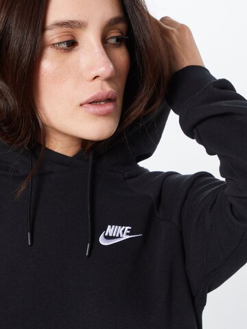 Bluză de molton de la Nike Sportswear pe negru