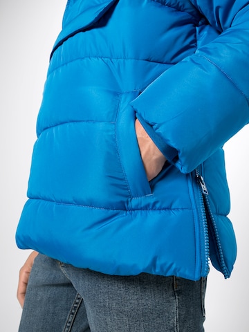 Urban Classics Winterjas in Blauw
