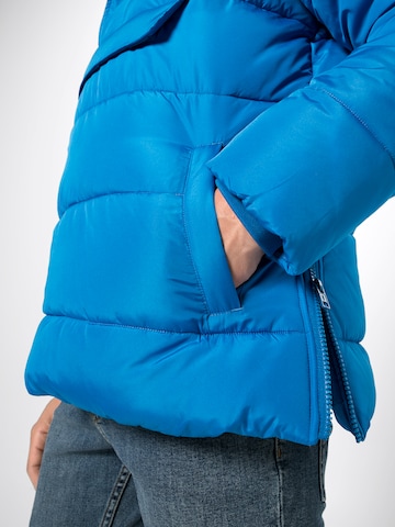 Urban Classics Zimní bunda – modrá