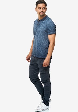 INDICODE JEANS Regular Cargo Pants 'Broadwick' in Blue