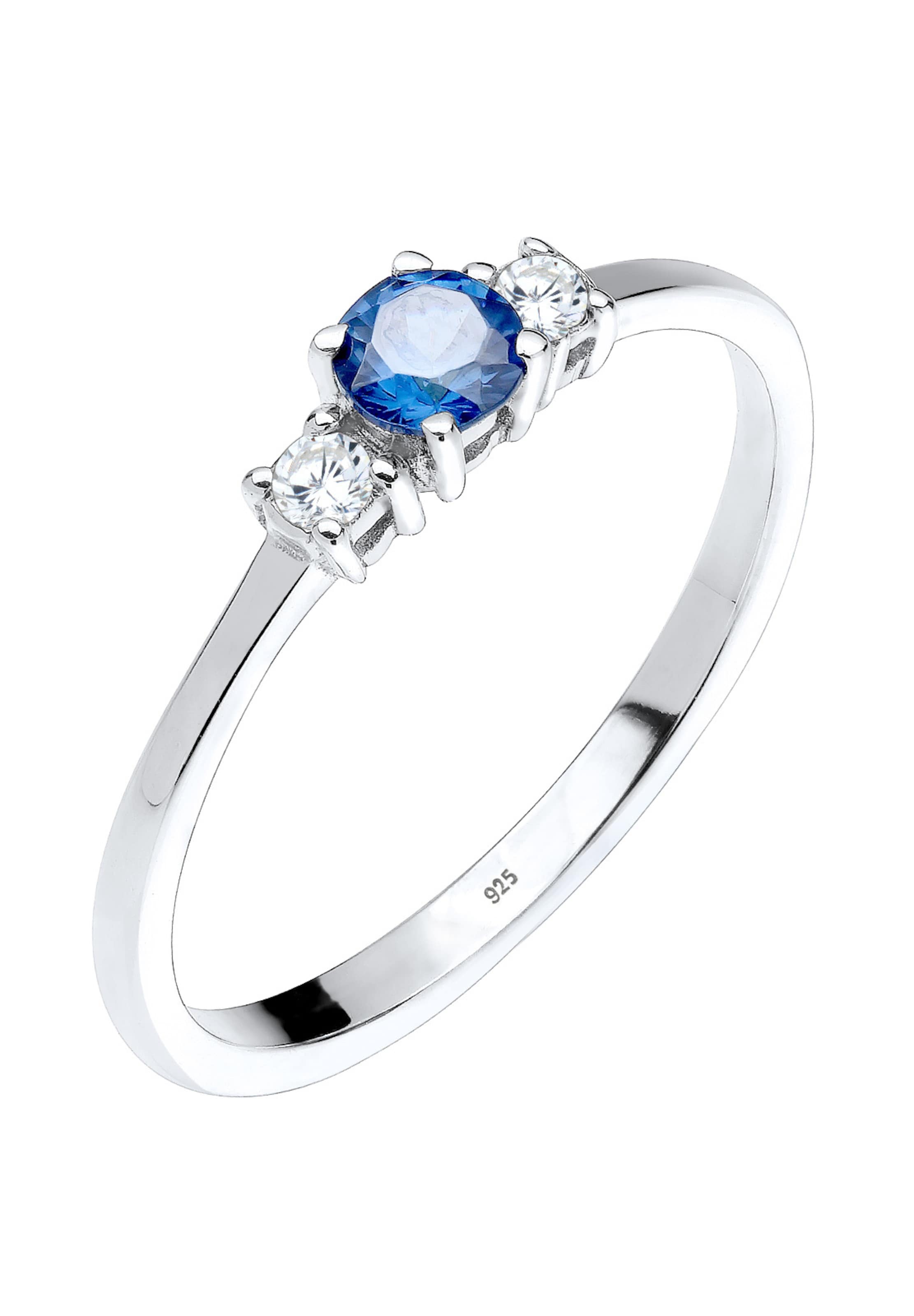 ELLI Ring in Zilver: voorkant