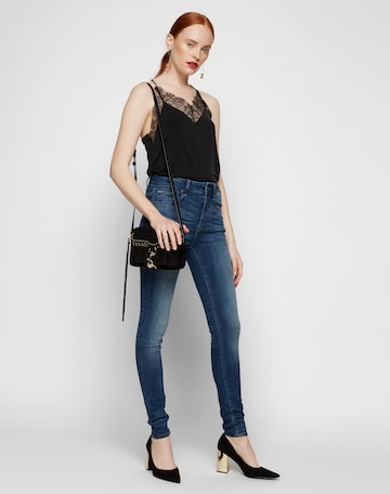 G-STAR Skinny Jeansy '3301 High Skinny Wmn' w kolorze niebieski