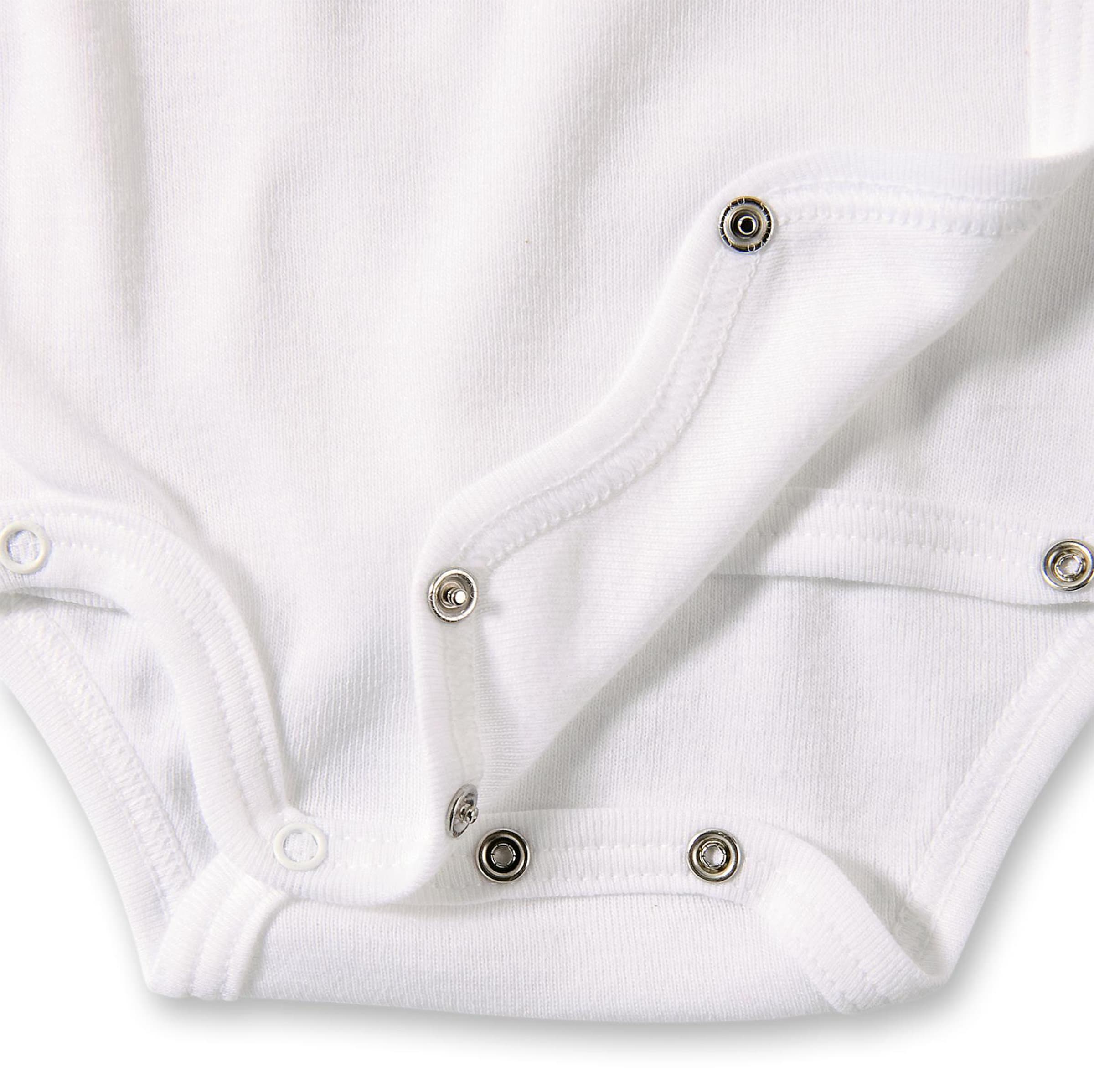 Tutina / body per bambino di Sanetta in bianco