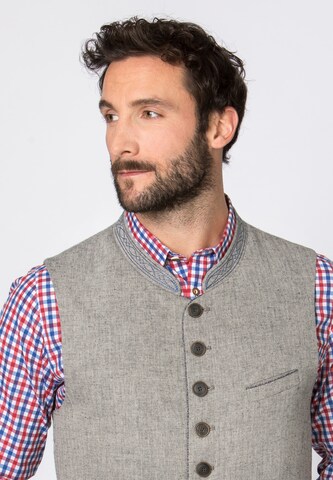 Gilet folklorique 'Roland' STOCKERPOINT en gris