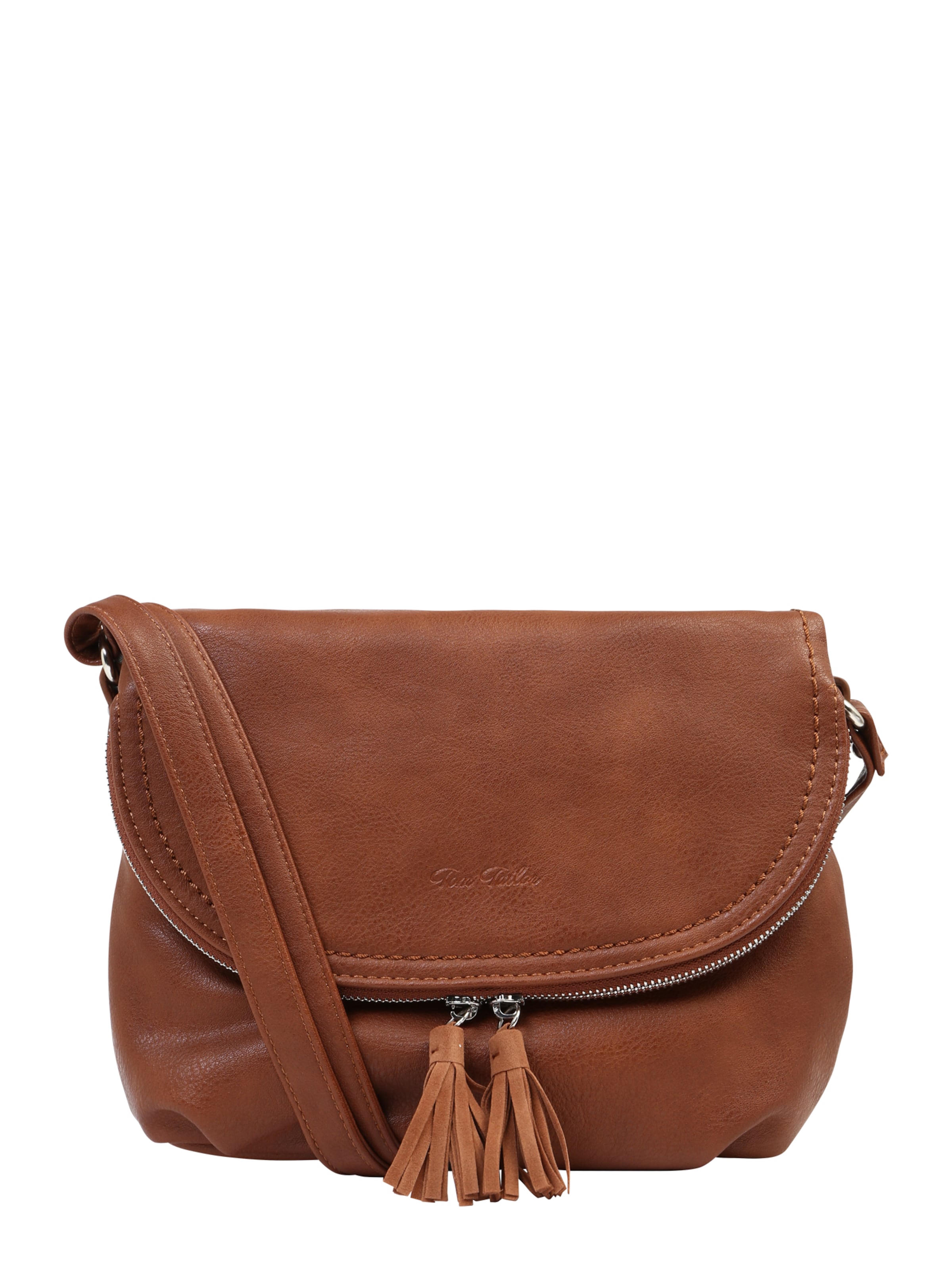 TOM TAILOR Olkalaukku 'Lari' värissä ruskea: etupuoli