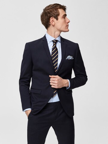 SELECTED HOMME Slim fit Suit Jacket in Blue: front