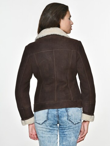 Maze Lederjacke ' Rapardo ' in Braun