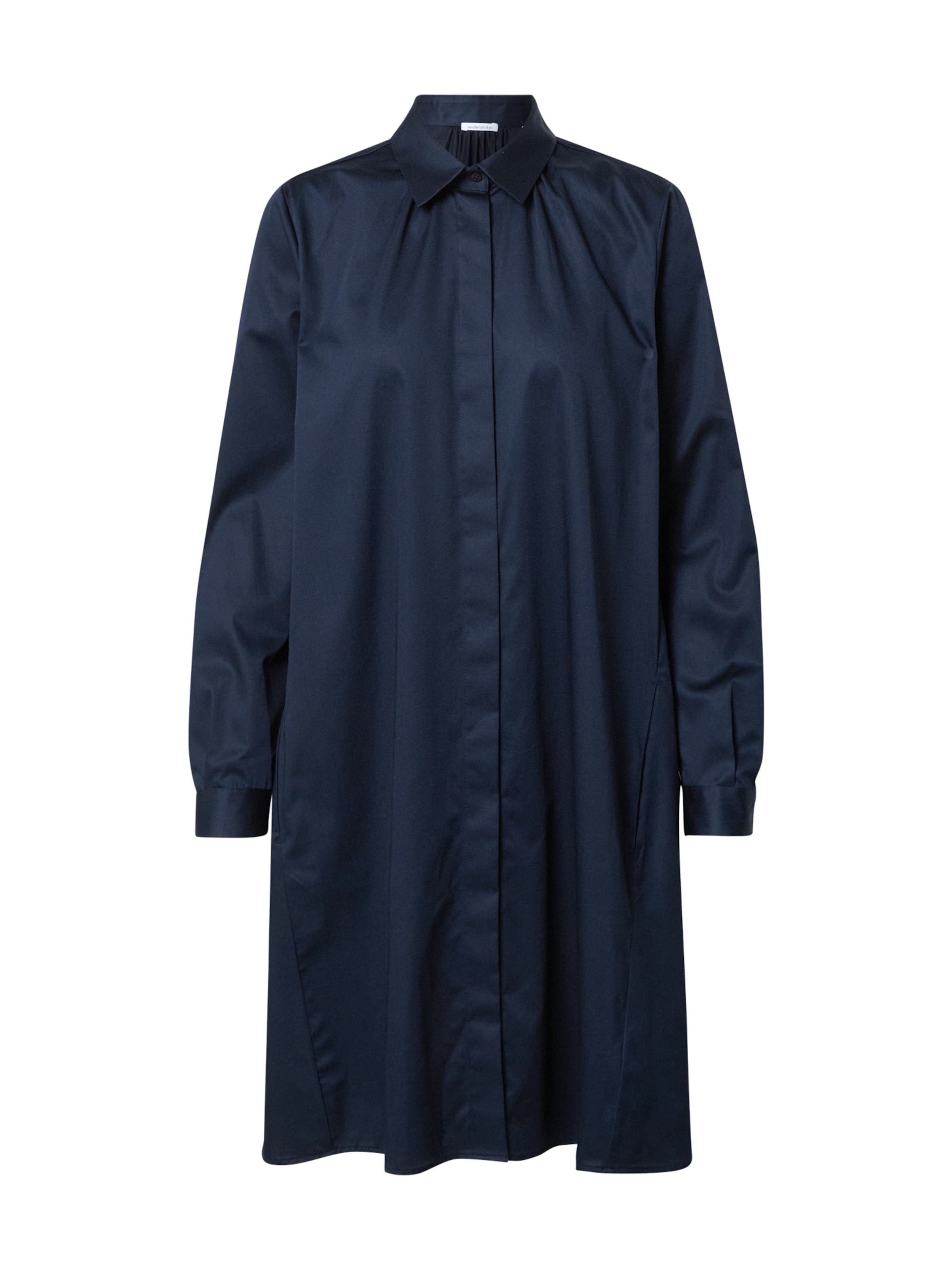 Abito camicia &#x27;Schwarze Rose&#x27; di SEIDENSTICKER in blu: frontale