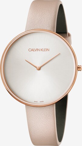 Calvin Klein Analoog horloge in Roze: voorkant