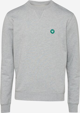 WOOD WOOD Sweatshirt 'Tey' in Grey: front